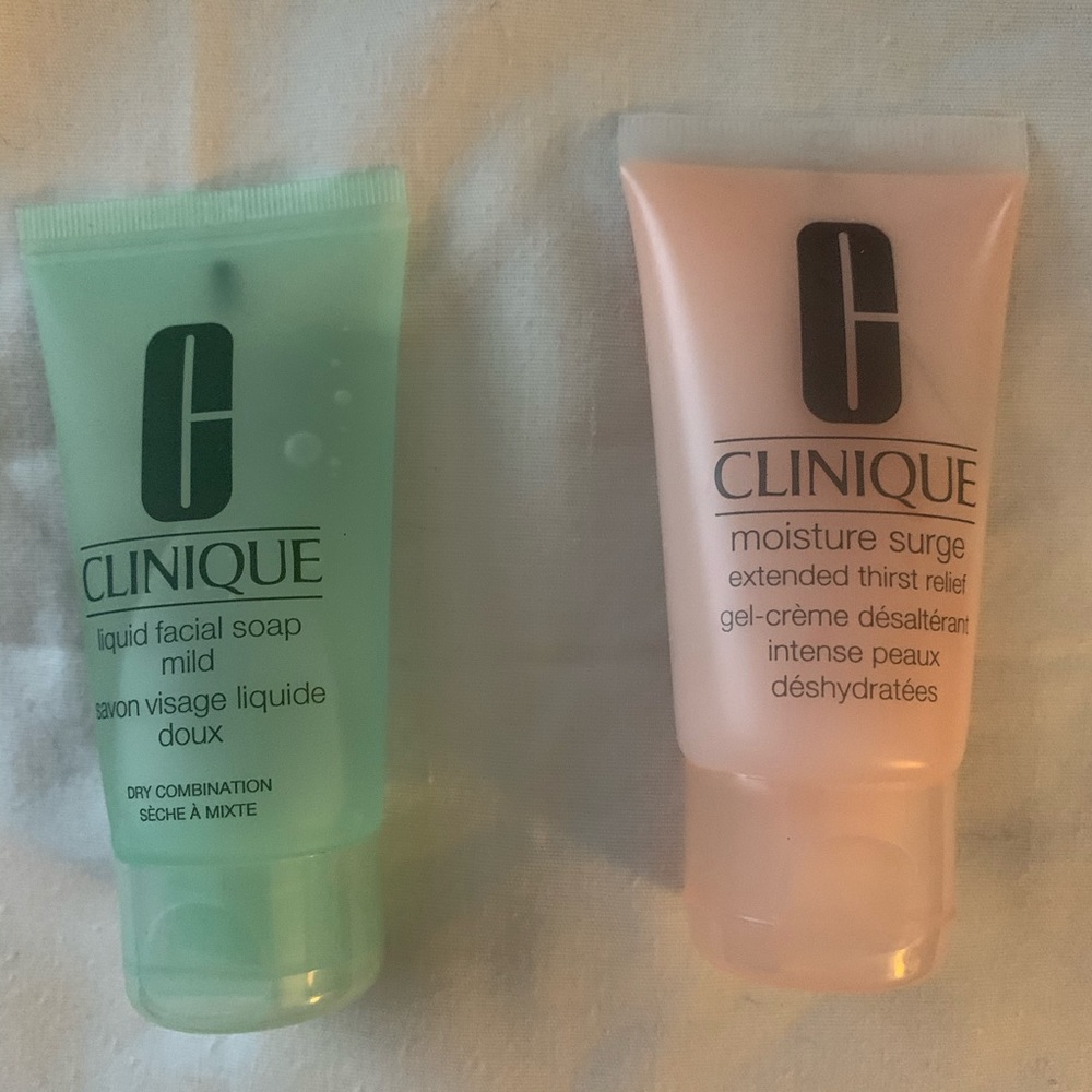 🌼Clinique Travel Size Liquid Soap &Moisture Surge